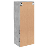 Tv Cabinet With Led Lights 40.5X30X Concrete Grey
