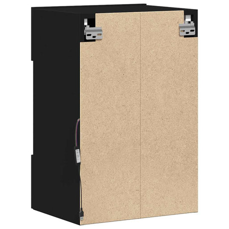 Tv Wall Cabinets With Led Lights 2 Pcs 40X30X60.5 Cm