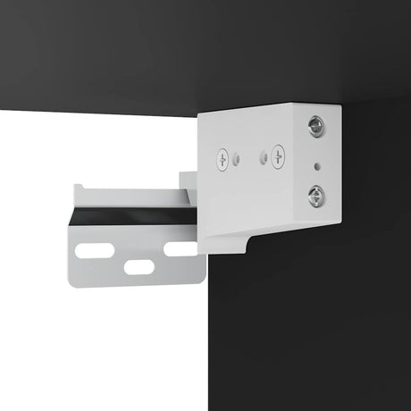 Tv Wall Cabinets With Led Lights 2 Pcs 40X30X60.5 Cm