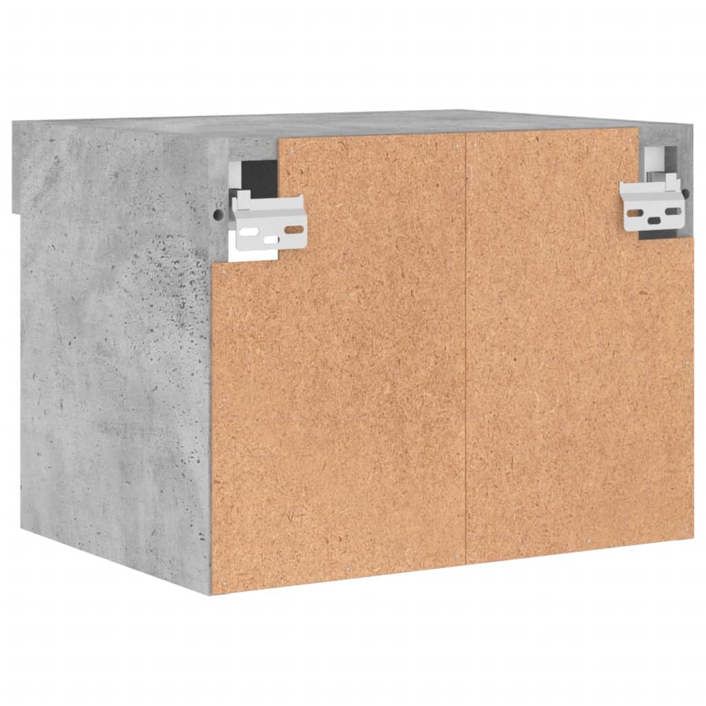 Bedside Cabinet With Led Lights Wall-Mounted