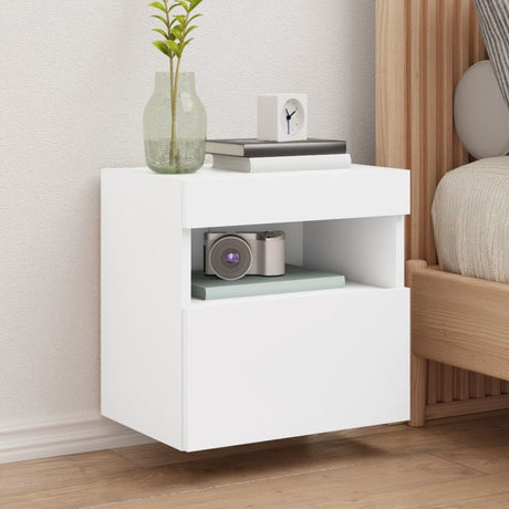 Tv Wall Cabinet With Led Lights 40X30X