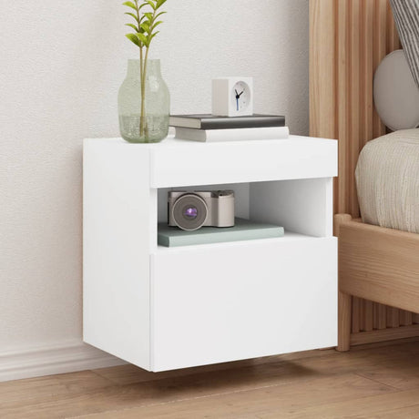 Tv Wall Cabinet With Led Lights 40X30X