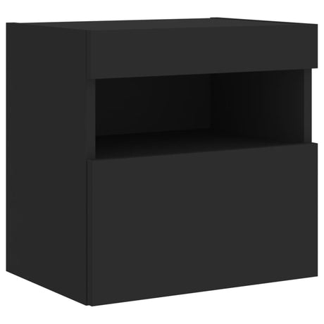 Tv Wall Cabinet With Led Lights 40X30X