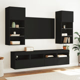 Tv Wall Cabinet With Led Lights 40X30X