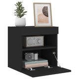 Tv Wall Cabinet With Led Lights 40X30X