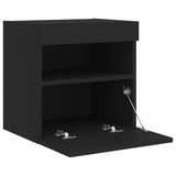 Tv Wall Cabinet With Led Lights 40X30X