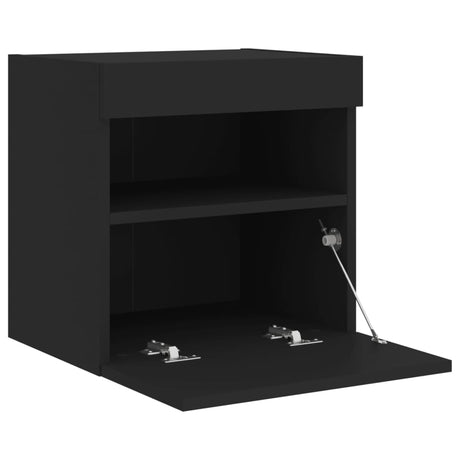Tv Wall Cabinet With Led Lights 40X30X