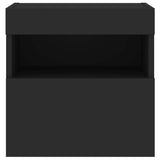 Tv Wall Cabinet With Led Lights 40X30X