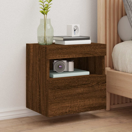Tv Wall Cabinet With Led Lights 40X30X