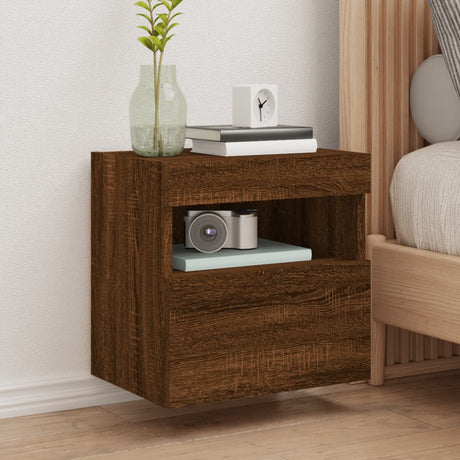 Tv Wall Cabinet With Led Lights 40X30X