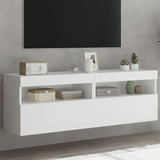 Tv Wall Cabinet With Led Lights 40X30X