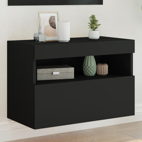 Tv Wall Cabinet With Led Lights 40X30X
