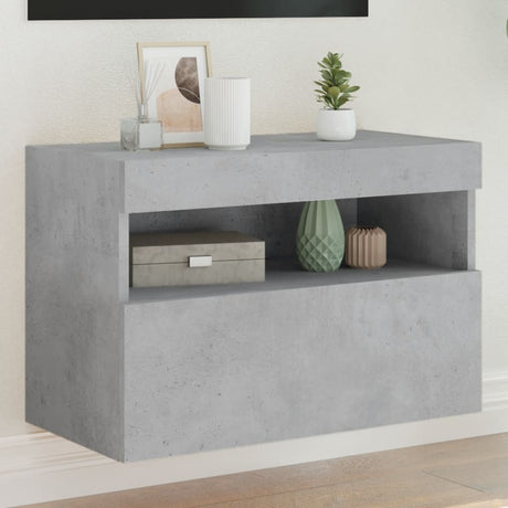 Tv Wall Cabinet With Led Lights 40X30X