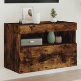 Tv Wall Cabinet With Led Lights 40X30X