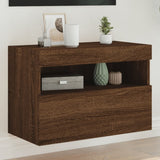 Tv Wall Cabinet With Led Lights 40X30X
