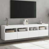 Tv Wall Cabinet With Led Lights 40X30X