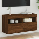 Tv Wall Cabinet With Led Lights 40X30X