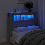 Led Headboard 160X18.5X103.5 Cm Engineered Wood