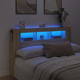 Led Headboard 160X18.5X103.5 Cm Engineered Wood