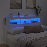 Led Headboard 160X18.5X103.5 Cm Engineered Wood