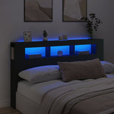 Led Headboard 160X18.5X103.5 Cm Engineered Wood