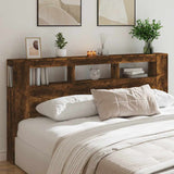 Led Headboard 160X18.5X103.5 Cm Engineered Wood