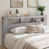 Led Headboard 160X18.5X103.5 Cm Engineered Wood