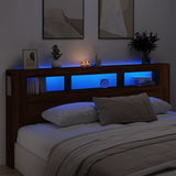 Led Headboard 160X18.5X103.5 Cm Engineered Wood