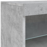 Sideboard With Led Lights 162X37X67 Cm