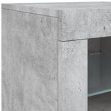 Sideboard With Led Lights 162X37X67 Cm