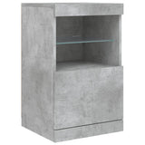 Sideboard With Led Lights 162X37X67 Cm