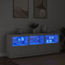 Sideboard With Led Lights 181.5X37X67 Cm