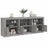 Sideboard With Led Lights 181.5X37X67 Cm