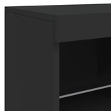 Sideboard With Led Lights 202X37X67 Cm