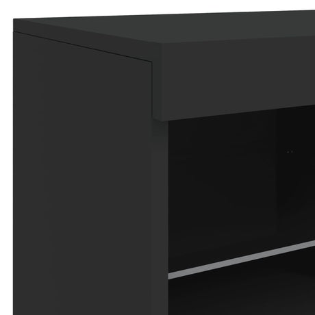 Sideboard With Led Lights 202X37X67 Cm