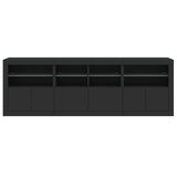 Sideboard With Led Lights 202X37X67 Cm