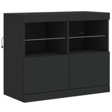Sideboard With Led Lights 202X37X67 Cm