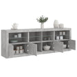 Sideboard With Led Lights 202X37X67 Cm