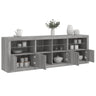 Sideboard With Led Lights 202X37X67 Cm