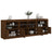Sideboard With Led Lights 202X37X67 Cm