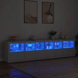 Sideboard With Led Lights 283X37X67 Cm