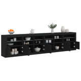 Sideboard With Led Lights 283X37X67 Cm