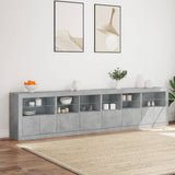 Sideboard With Led Lights 283X37X67 Cm