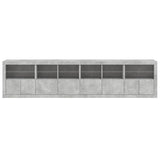 Sideboard With Led Lights 283X37X67 Cm