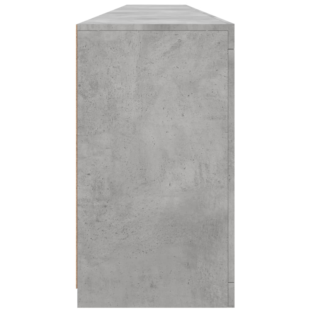 Sideboard With Led Lights 283X37X67 Cm