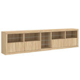 Sideboard With Led Lights 283X37X67 Cm
