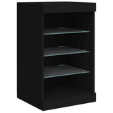 Sideboard With Led Lights 162X37X67 Cm