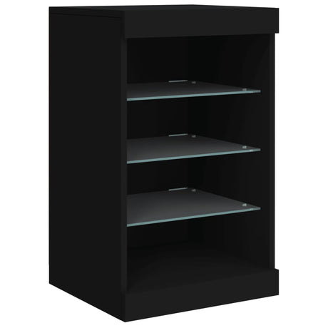 Sideboard With Led Lights 162X37X67 Cm