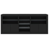 Sideboard With Led Lights 162X37X67 Cm