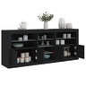 Sideboard With Led Lights 162X37X67 Cm
